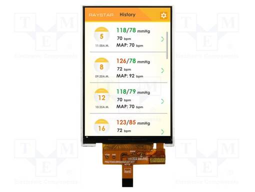 TFT NÄYTTÖ - 3,5" - 320X480 - VALAISTUS: LED - KOOT: 54,5X83X2,46MM - TFT-näytöt - RFI350U-AYW-MNN - 1