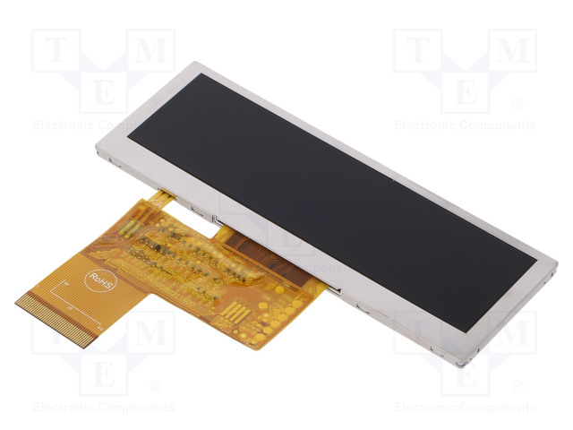 TFT NÄYTTÖ - 3,9" - 480X128 - VALAISTUS: LED - KOOT: 105,5X37X3,05MM - TFT-näytöt - RFS390B-AQH-DNN - 1