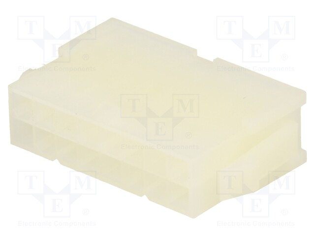 LIITIN: JOHTO-JOHTO - PISTOKE - UROS - PIN: 16 - N42G - 600V - 4,2MM - 2X8 - Signaaliliittimet rasteri 4,20mm - N42G-16N - 1