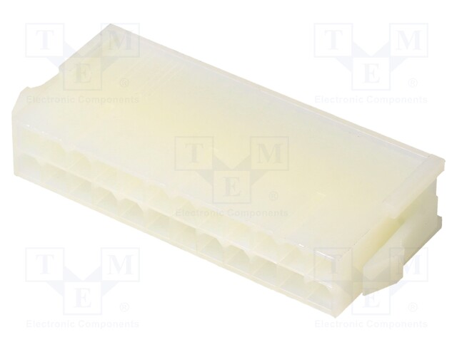 LIITIN: JOHTO-JOHTO - PISTOKE - UROS - PIN: 24 - N42G - 600V - 4,2MM - 2X12 - Signaaliliittimet rasteri 4,20mm - N42G-24N - 1
