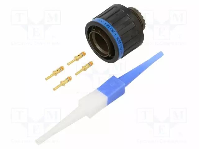 LIITIN: SOTILAALLISET - III-sarjan D38999 liittimet - 8D5-13J04PN - 1