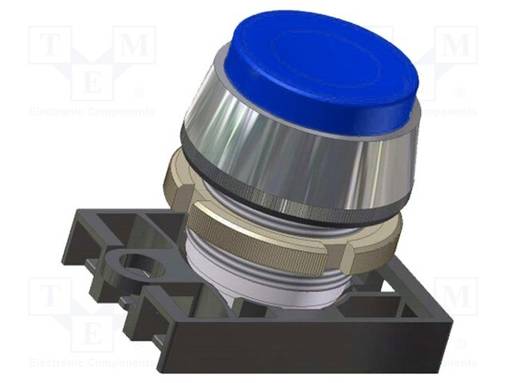 PAINOKYTKIN - 22MM - ASENNOT: 1 - SININEN - IP55 - ULKONEVA - Taulukytkimet, standardi 22mm - NEK22M-WN - 1