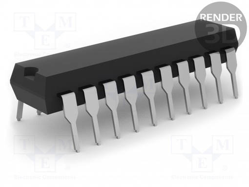 IC: DIGITAALINEN - BUS TRANSCEIVER - CH: 8 - BICMOS,TTL - THT - DIP20 - Puskurit, lähettimet, ajurit - SN74ABT620N - 1