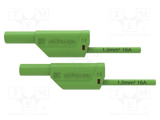 MITTAUSJOHTO - 16A - BANAANIPISTOKE 4MM,MOLEMMIN PUOLIN - PIT: 1,5M - Mittausjohdot - VSFK85001150-GN - 1