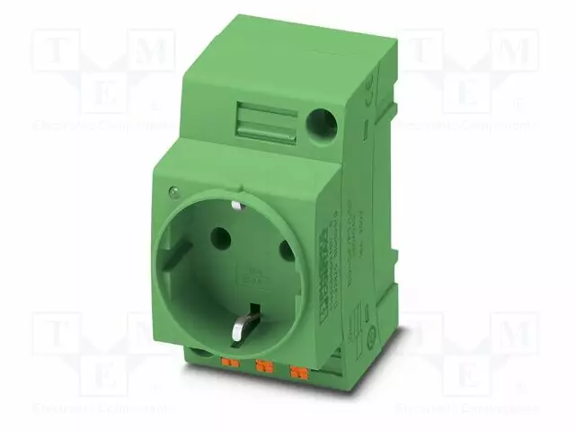 KOJELIITIN RUNKO NAARAS - 16A - PIN: 3 - DIN-KISKOLLE - Kiskoliittimet - EO-CFPTLEDGN - 1