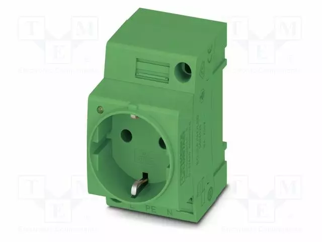 KOJELIITIN RUNKO NAARAS - 16A - PIN: 3 - DIN-KISKOLLE - Kiskoliittimet - EO-CFUTLEDGN - 1