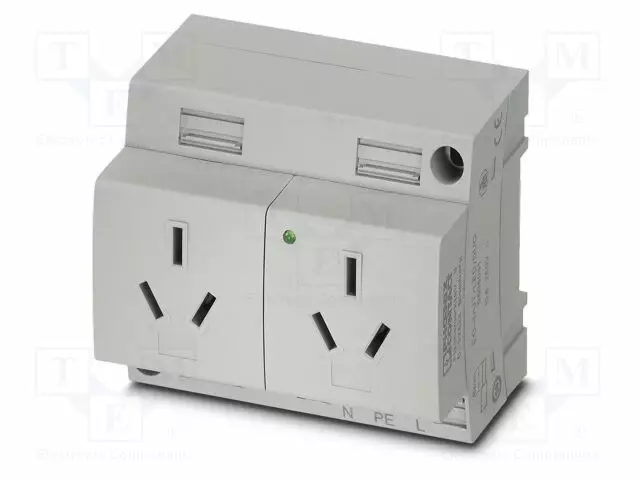 KOJELIITIN RUNKO NAARAS - 10A - PIN: 3 - DIN-KISKOLLE - Kiskoliittimet - EO-IUTLEDDUOGN - 1