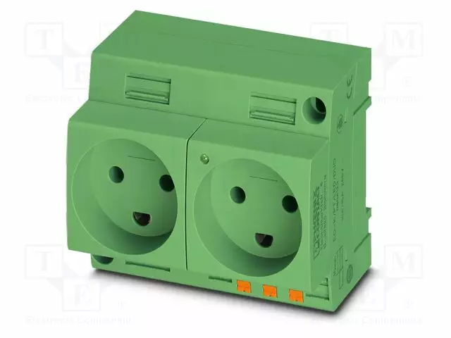 KOJELIITIN RUNKO NAARAS - 16A - PIN: 3 - DIN-KISKOLLE - Kiskoliittimet - EO-KPTLEDDUOGN - 1