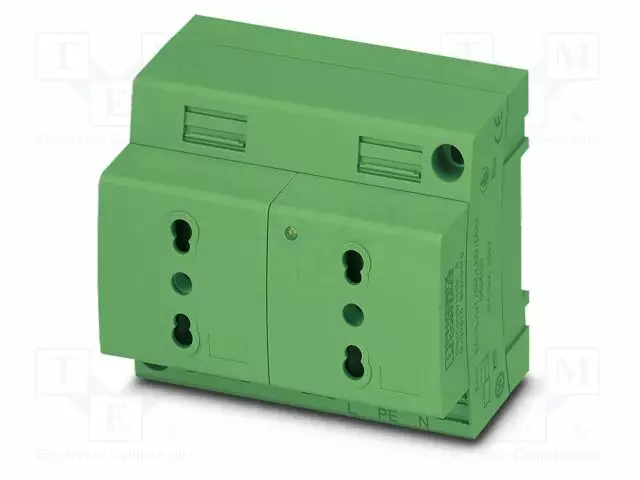 KOJELIITIN RUNKO NAARAS - 16A - PIN: 3 - DIN-KISKOLLE - Kiskoliittimet - EO-LUTSHLEDDUOGN - 1