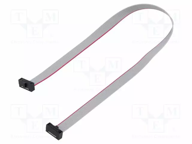 IDC-LIITTIMILLÄ VARUSTETTU NAUHAKAAPELI - IDC,MOLEMMIN PUOLIN - IDC liittimillä varustetut nauhakaapelit - FFSD05D100101N - 1