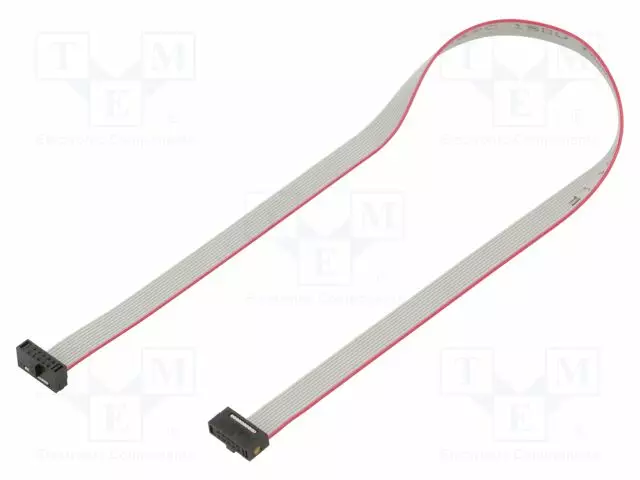 IDC-LIITTIMILLÄ VARUSTETTU NAUHAKAAPELI - IDC,MOLEMMIN PUOLIN - IDC liittimillä varustetut nauhakaapelit - FFSD05D110001N - 1