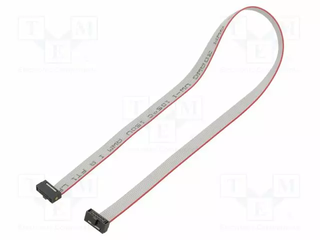 IDC-LIITTIMILLÄ VARUSTETTU NAUHAKAAPELI - IDC,MOLEMMIN PUOLIN - IDC liittimillä varustetut nauhakaapelit - FFSD05D120001N - 1