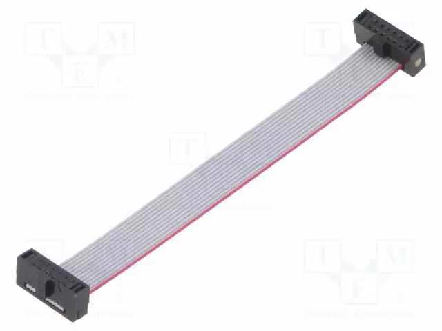 IDC-LIITTIMILLÄ VARUSTETTU NAUHAKAAPELI - IDC,MOLEMMIN PUOLIN - IDC liittimillä varustetut nauhakaapelit - FFSD06D030001N - 1