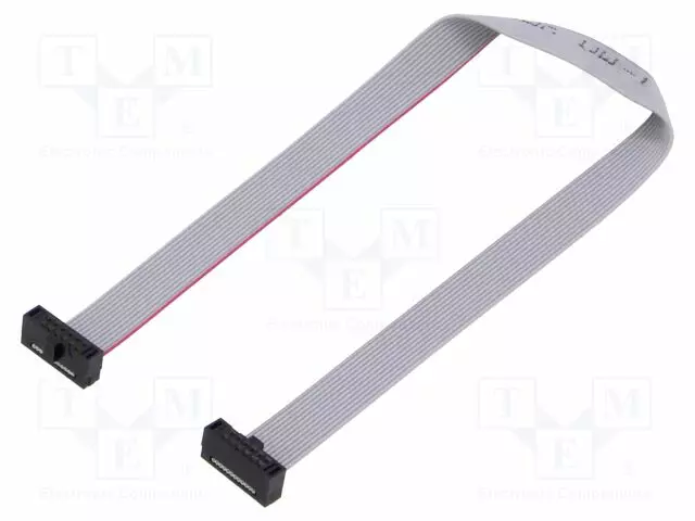 IDC-LIITTIMILLÄ VARUSTETTU NAUHAKAAPELI - IDC,MOLEMMIN PUOLIN - IDC liittimillä varustetut nauhakaapelit - FFSD06D080001N - 1