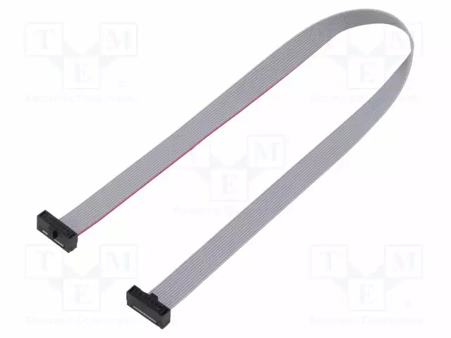 IDC-LIITTIMILLÄ VARUSTETTU NAUHAKAAPELI - IDC,MOLEMMIN PUOLIN - IDC liittimillä varustetut nauhakaapelit - FFSD06D100001N - 1