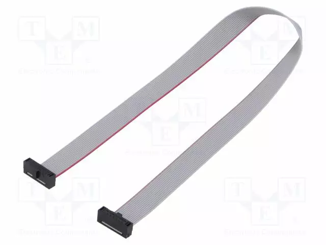 IDC-LIITTIMILLÄ VARUSTETTU NAUHAKAAPELI - IDC,MOLEMMIN PUOLIN - IDC liittimillä varustetut nauhakaapelit - FFSD07D100001N - 1