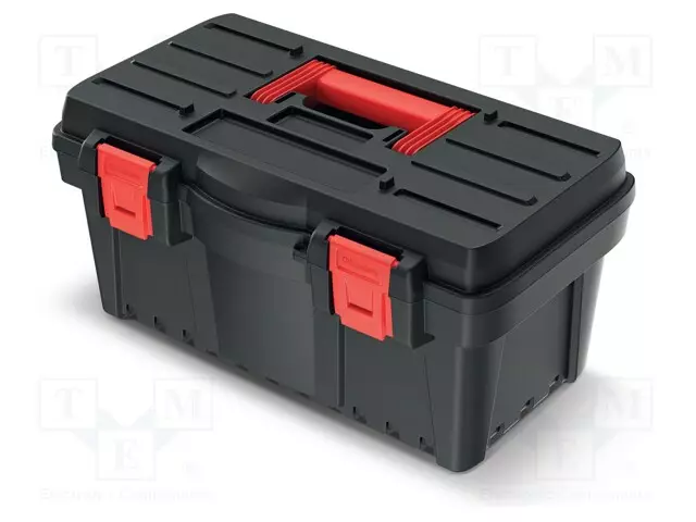LAATIKKO - TYÖKALU-MUSTA - POLYMEERI - DARK - 476X258X226MM - 12KG - Työkalulaukut ja säilytyslokerot - KDR5025N - 1