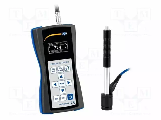 METER: HARDNESS - OLED - MEAS.ACCUR: ±0,5% - USB - IP52 - 160X80X40MM - Muut erikoismittalaitteet - PCE-2000N - 1