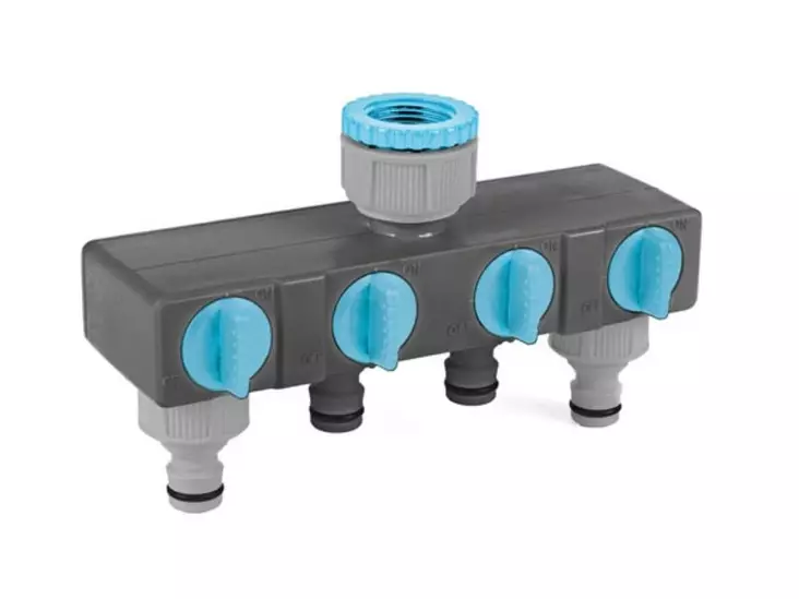 CELLFAST - QUATERNARY DISTRIBUTOR - IDEAL LINE™ PLUS - Puutarhaletkut, liittimet ja kastelu - CF52-240N - 1