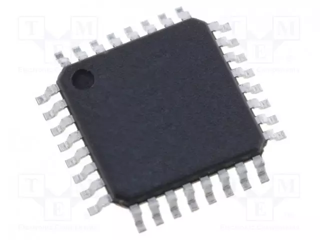 IC: AVR-MIKROOHJAIN - TQFP32 - 1,8÷5,5VDC - ULK.KATK: 24 - CMP: 1 - 0,8MM - AVR 8-bit sarja - ATMEGA328P-AN - 1