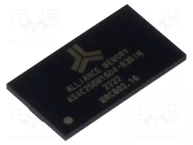 IC: DRAM MUISTI - 4GBDRAM - 256MX16BIT - 1,2V - 1,2GHZ - 14,16NS - FBGA96 - DRAM muistit - mikropiirit - AS4C256M16D4-83BIN - 1