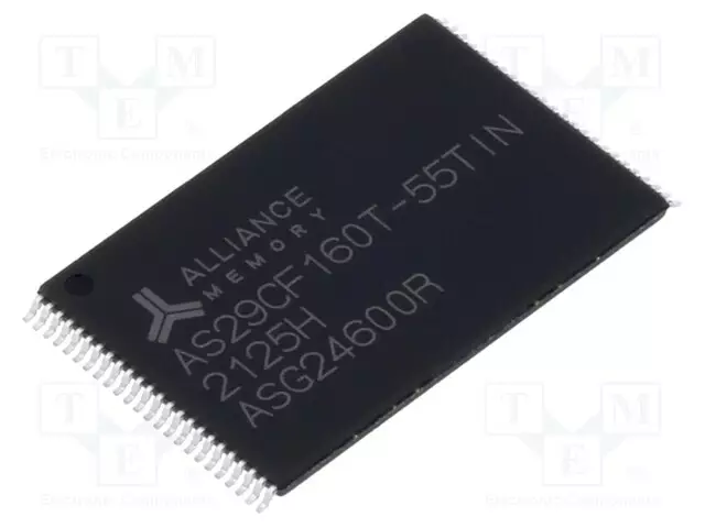 IC: FLASH MUISTI - 16MBFLASH - 2MX8BIT - 55NS - TSOP48 - SARJA- - FLASH rinnakkaisl. muistit - mikropiirit - AS29CF160T-55TIN - 1