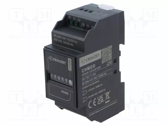 KÄYTTÖTUNTIMITTARI - MEKAANINEN -15÷50°C - Digitaaliset ja mekaaniset laskurit - CROUZET-99793714N - 1