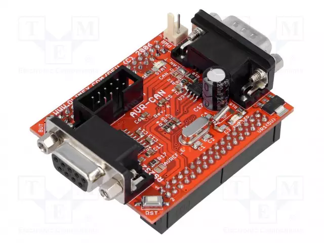 KEHITYSALUSTA - MICROCHIP AVR - AT90 - KOMPONENTIT: AT90CAN128 - Microchip kehityspaketit - AVR-CAN - 1