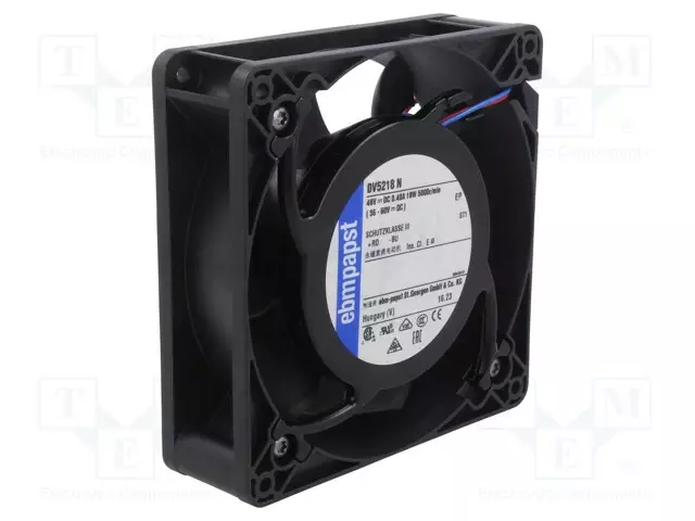 LAITETUULETIN - DC - 48VDC - 127X127X38MM - 270M3/H - 56DBA - DC 48V tuulettimet - DV5218N - 1