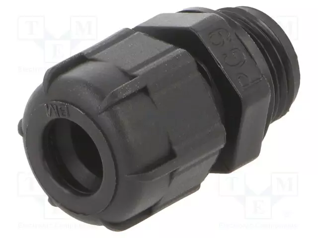 LÄPIVIENTI - PG9 - IP68 - POLYAMIDI - MUSTA - Läpivientikappaleet ja holkkitiivisteet - BM4009N - 1
