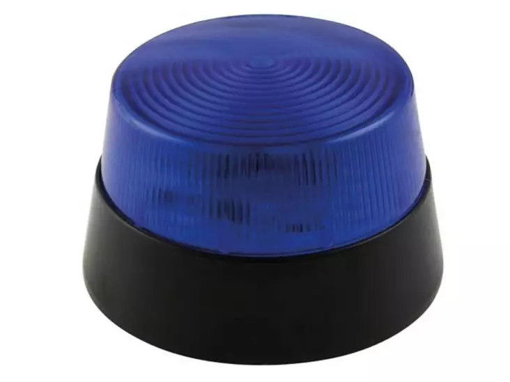 LED VILKKU - SININEN - 12 VDC - ø 77 mm - Varoitusvilkut - HAA40BN - 1