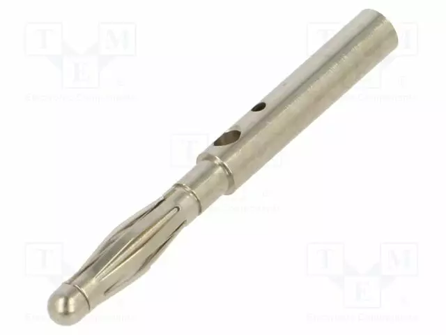 LABORATORY CONNECTOR: 2MM BANANA - PLUG - 10A - 30VAC - 60VDC - Banaaniliittimet 2mm - LS205N - 1