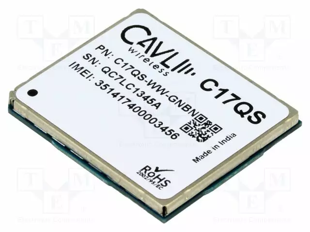 MODUULI: LTE - DOWN: 5MBPS - UP: 10MBPS - LGA - SMD - GNSS,LTE CAT1BIS - M2M (GPRS/HSPA/LTE) moduulit - C17QS-WW-GNBN - 1