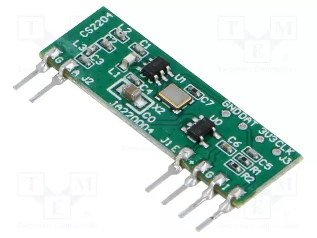 MODUULI: RF - FM-LÄHETIN - FSK - 868,35MHZ - 2,2÷3,6VDC - 10DBM - THT - RF moduulit - RC-TFSK4-868N - 1