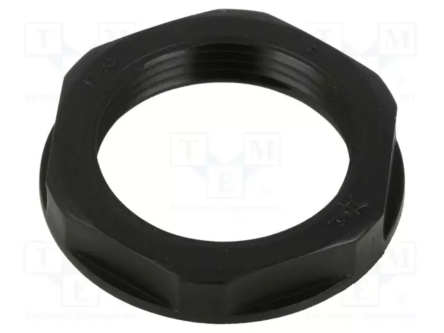 MUTTERI - PG21 - POLYAMIDI - MUSTA - KIERRE: PG - -20÷90°C - Läpivientikappaleiden mutterit - BM4821N - 1