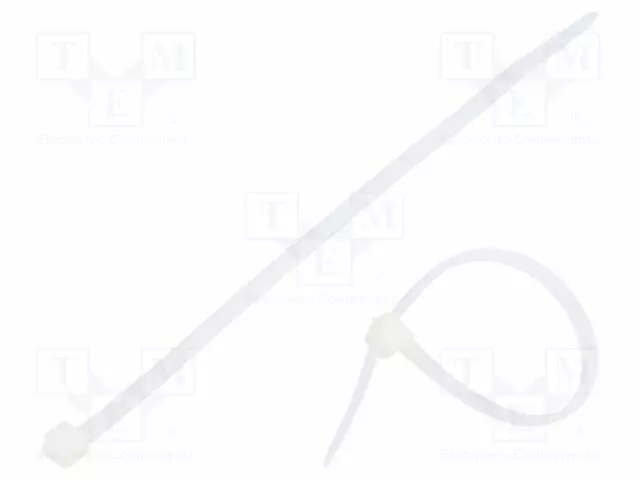 NIPPUSIDE - L: 120MM - W: 2,5MM - LUONNOLLINEN - POLYAMIDI - 80N - 100KPL - Nippusiteet - UTIE2.5X120N - 1