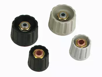 NUPPI (MUSTA 21mm/6,35mm) - Potentiometrien nupit - KN217N - 1