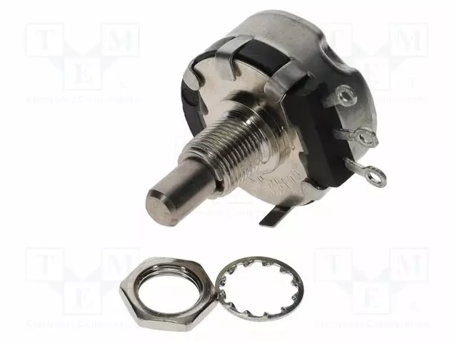 POTENTIOMETRI: AKSIAALINEN - 2,5OHM - ±10% - 2W - LINEAARINEN - SILMUKKA - Muovipotentiometrit - 380000M8630-HON - 1