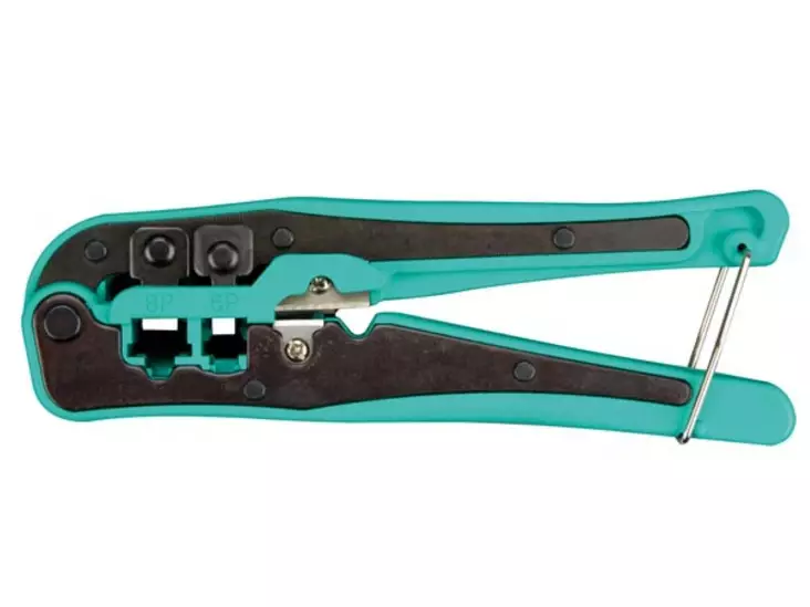 PURISTUSTYÖKALU MODULARLIITTIMILLE - Krimppauspihdit RJ-liittimiin - VTM468N - 1