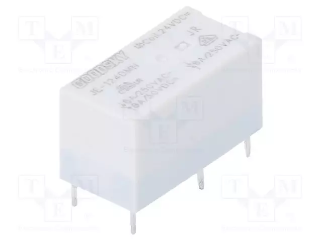 RELE - SPST-NO - UKELAN: 24VDC - 8A/250VAC - JE - Pienoisreleet - JE-124DMN - 1