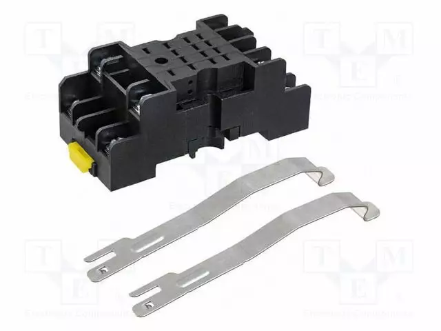 RELEKANTA - PIN: 8 - DIN-KISKOLLE - RUUVIPURISTIMET - Releiden lisätarvikkeet - SZXSMF08N-HON - 1