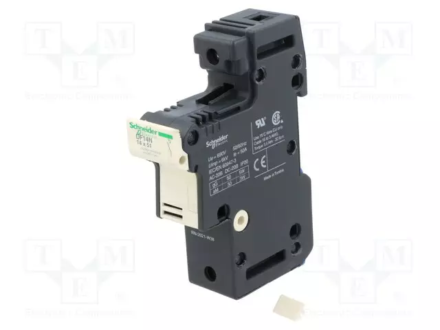 VAROKEPESÄ - DIN-KISKOLLE - 50A - 690V - NAVAT: 1 - Sulakepitimet - DF14N - 1