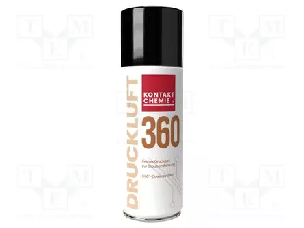 PAINEILMA - AEROSOLI - PURKKI - VÄRITÖN - 200ML - DUST OFF 360 - 1,71G/S - Kylmäsprayt ja paineilmat - 360200-HFO - 1