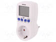 AUTOMATION MODULE: PROGRAMMABLE TIME SWITCH - RANGE: 1MIN÷7DAYS - Aikareleet ja ajastimet - OR-PRE-409-SCHUKO - 1