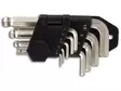 BALLPOINT HEX KEY WRENCH SET - 9 pcs - Kuusiokolo- ja TORX avaimet - HHEXPRO - 1