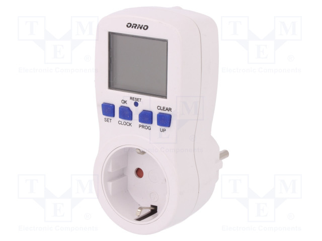 AUTOMATION MODULE: PROGRAMMABLE TIME SWITCH - RANGE: 1MIN÷7DAYS - Aikareleet ja ajastimet - OR-PRE-409-SCHUKO - 1
