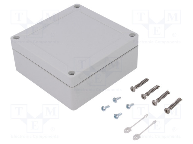 ASENNUSKOTELO - X: 122MM - Y: 124MM - Z: 55MM - TG ABS - ABS - Yleiskäyttöiset kotelot - TG-ABS1212-6-O - 1