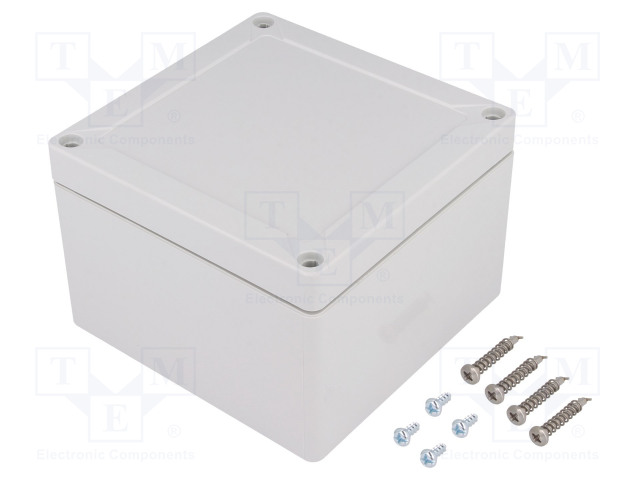 ASENNUSKOTELO - X: 122MM - Y: 124MM - Z: 85MM - TG ABS - ABS - Yleiskäyttöiset kotelot - TG-ABS1212-9-O - 1