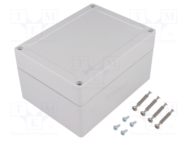 ASENNUSKOTELO - X: 122MM - Y: 162MM - Z: 90MM - TG ABS - ABS - Yleiskäyttöiset kotelot - TG-ABS1612-9-O - 1