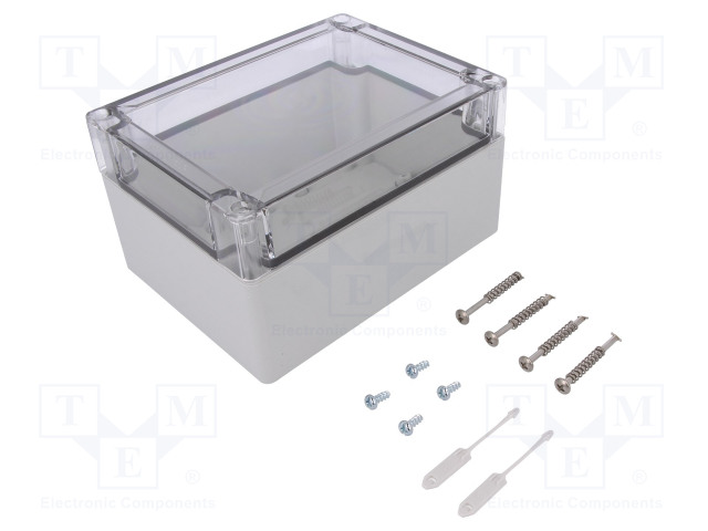 ASENNUSKOTELO - X: 122MM - Y: 162MM - Z: 90MM - TG ABS - ABS - Yleiskäyttöiset kotelot - TG-ABS1612-9-TO - 1